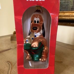 Disney’s Pluto blown glass ornament